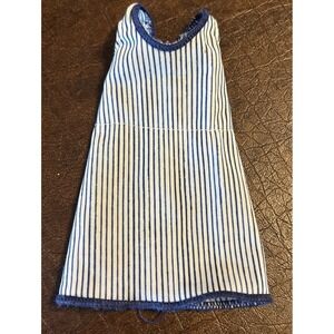 Mattel Barbie Fashion Fun Lunch Date Striped Dress #5713 READ